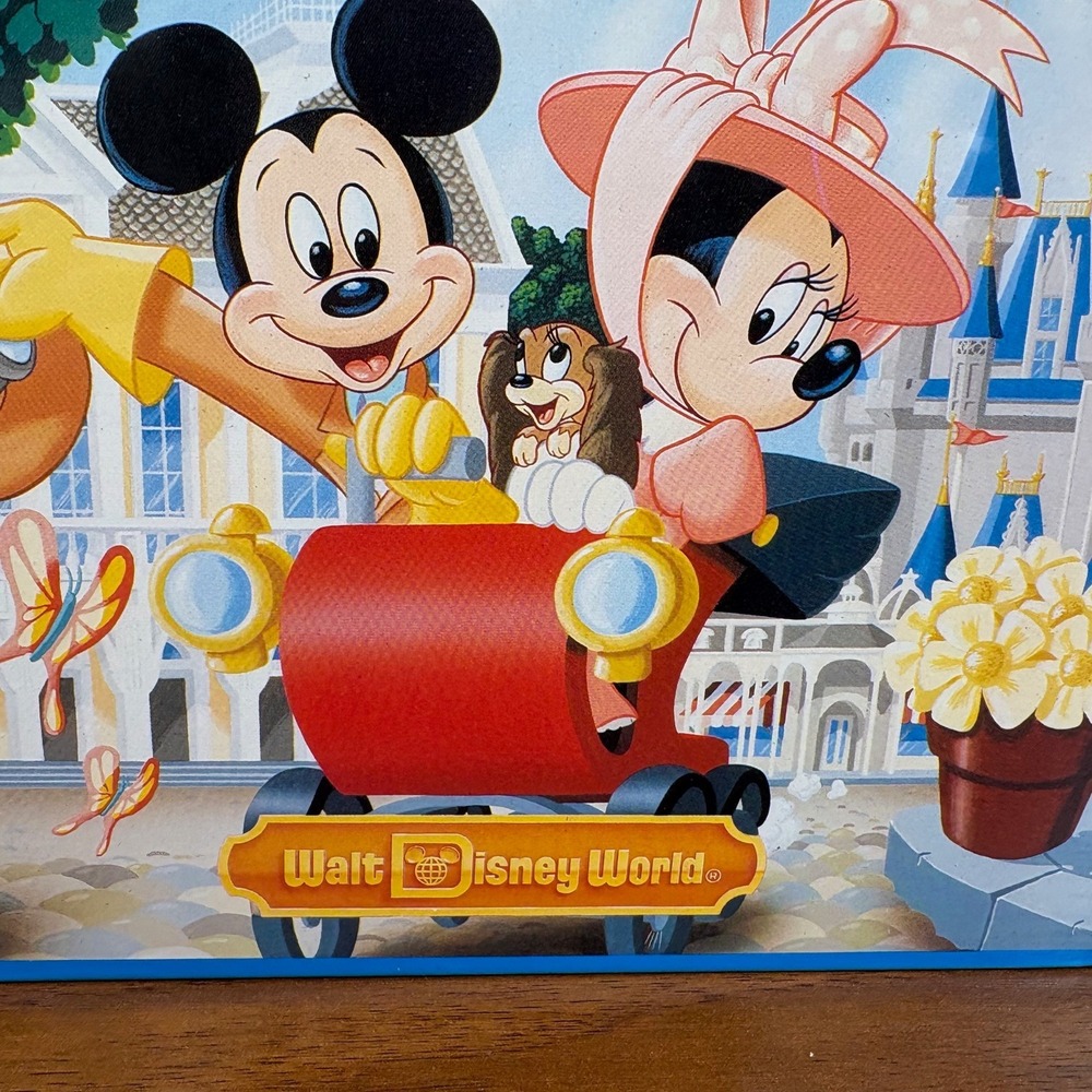 Walt Disney World Vintage Splash Mountain Taffy Tin 1990's Mickey Mouse + More - Picture 2 of 12